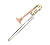 Strumento Trombone Sib/fa Tenore Che Suona Il Trombone Da Si Bemolle A Fa Cambia Tono, Trombone In Ottone Con Custodia