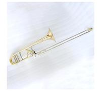 Strumento Trombone Sib/fa Trombone Laccato Oro Rame Dorato Altoparlante