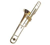 Strumento Trombone Strumenti Per Trombone A Pistone In Sib Con Corpo In Ottone Giallo E Finitura Laccata Con Custodia Per Bocchino