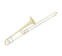 Strumento Trombone Trombone Contralto In Chiave Mib, Ottone Giallo, Lacca Dorata, Strumento Trombone Con Custodia In Tela E Accessori