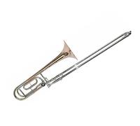 Strumento Trombone Trombone Da Concerto Con Campana In Ottone Dorato In Sib/Fa Che Suona Strumenti A Trombone Con Custodia