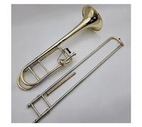 Strumento Trombone Trombone Tenore Con Melodia In Sib/Fa Trombone Professionale In Ottone Giallo Laccato Oro Con Custodia
