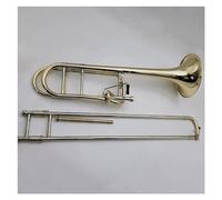 Strumento Trombone Trombone Tenore Per Studenti In Sib/Fa, In Ottone Giallo, Lacca Dorata, Con Custodia E Accessori