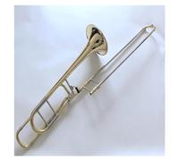 Strumento Trombone Trombone Tenore Professionale In Bronzo Fosforoso Placcato Argento Con Tono Sib/Fa Con Accessori