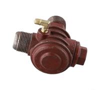 Strumento valvola di ritegno per compressori d'aria, 3 connettori filettati maschio per compatibilità con pompa a pistone e tubo (2,5 x 2,5 cm)