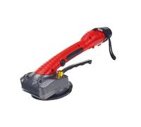 Strumento Vibrazione Piastrelle 10-Gears 2000W Vibratore for Piastrelle Piastrellatrice Ventosa Regolabile Strumento di Livellamento Automatico del Vibratore a Pavimento(Red 1 Battery)