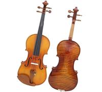 strumento violino 4/4, 1/2, 3/4 Violino Violino Acustico Pannello In Abete Rosso Violino Con Custodia Corde Per Arco Spalla Resto Tuner Panno (Color : 3/4set)