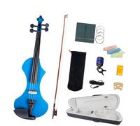 strumento violino Kit Violino Elettrico Professionale 4/4 Corpo In Legno Massello Con Custodia Per Arco In Legno Brasiliano, Sintonizzatore, Corde, Cavo Audio Per Ponte