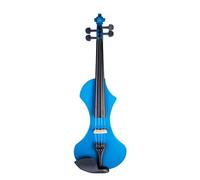 strumento violino Violino 4/4 Violino Elettrico In Legno Massello Violino Silenzioso Set Di Custodia Per Ponte Ad Arco Per Violino Elettrico/silenzioso Fatto A Mano Avanzato (Color : Blue)