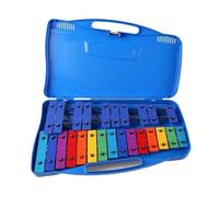 Strumento Xilofono Xilofono Cromatico Colorato A 25 Note Con Tasti In Metallo Strumenti Musicali Piano Per Principianti(Blue)