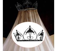 Struttura a baldacchino per letto a , resistente, da montare parete,