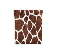 Struttura animale della stampa della pelle della giraffa, Spremere il portafoglio superiore da donna Borsa portaoggetti Piccola portamonete Portamonete