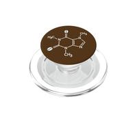 Struttura chimica della caffeina - Nerd dipendenti dal caffè PopSockets PopGrip per MagSafe