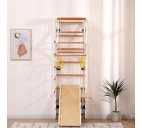 Struttura da arrampicata 6 in 1,parete da arrampicata e attrezzatura da gioco,anelli da ginnastica per bambini, struttura da arrampicata per interni,attrezzatura sportiva per bambini dai 3 anni in su