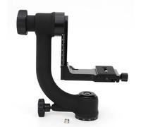 Struttura del cuscinetto con montaggio a sfera la testa del treppiede panoramica Gimbal a 360 ° supporta la fotocamera DSLR con obiettivo teleobiettivo nero Black