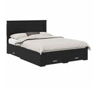 Struttura del letto con cassetto con testiera Legno multistrato Upholstered Bed Frame with Storage Drawers and Headboard for Modern Bedroom, Noise-Free Slats Support, No Box Spring Needed
