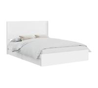 Struttura del letto con stoccaggio e testata 3 pcs contenitore in legno ingegnerizzato con cassetti per biancheria singolo matrimoniale camera da letto moderna con testiera integrata facile da pulire