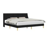 Struttura del letto con testiera piastre di collegamento Modern Bed Frame with Headboard Heavy Duty Plywood Frame Flexible Slatted Base Easy Assembly 280 kg Capacity for Bedroom Guest Room