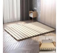 Struttura del letto in stile giapponese Piastra per letto doppio pieghevole Piano Futon Materasso 74,8 199,9 cm Heavy Duty Traspirante in Legno Massello Materasso Supporto Bordo Piano Sleep Mat Per