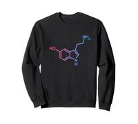 Struttura della serotonina - Molecola della Felicità e della Scienza dell'amore Felpa