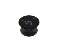 Struttura della serotonina - Molecola della felicità e della scienza dell'amore PopSockets PopGrip Adesivo