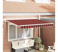 vidaXL Struttura della tenda Arancione e Nero 250 x 200 cm
