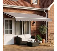 Struttura della tenda elettrica retrattile Bianco 5 x 3 m