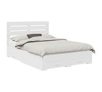 Struttura letto contenitore con cassetto e testiera Legno multistrato moderno design camera da contenitore estetico funzionale con cassetti integrati maniglia metallo robusto da letto urbana