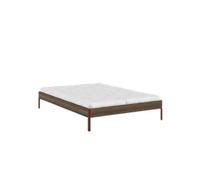 Struttura letto Core 140x200 Marrone carruba/Rosso terra