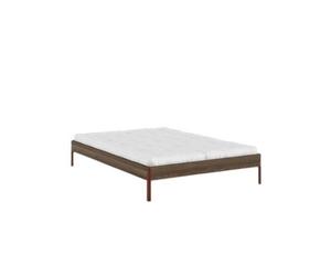 Struttura letto Core 140x200 Marrone carruba/Rosso terra