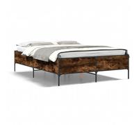 Struttura letto in legno e metallo, 120 x 200 cm, per camera da letto, durevole e stabile, facile da montare per un sonno riposante