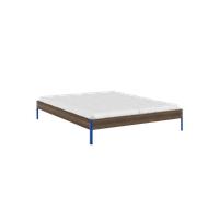 Struttura Letto Karup Core 160x200 Carob Brown/Vivid Blue