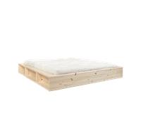 Struttura Letto Karup Design Ziggy 160x200 Pino Laccato Trasparente