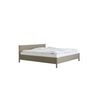 Struttura Letto RYE Veng 180x200 Re-Wool 218/Rovere Trattato con Sapone