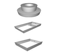 Struttura per HAL 9000 LED Progetto Elettronica Custodia Stampata 3D