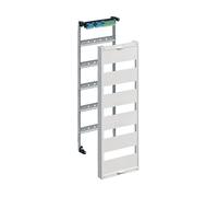 STRUTTURA PER QUADRO ELETTRICO DA INCASSO HAGER UW51U, Armadi FW da 5 file, Bianco, Grigio