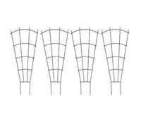 Struttura per rampicante per piante in metallo, supporto per traliccio per edera, rose, clematide, glorie del mattino, design modulare a griglia in ferro, 40 x 24 cm, posizionamento a pavimento (4