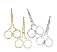Strutture da 1 pc for trucco da 1 pc 9 cm in acciaio inossidabile compatto piccoli peli di sopracciglia for sopracciglia for i capelli tagli a manicure utensili(Golden Crane Scissor)
