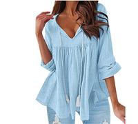 STRY Maglia Velluto,Camicione Mare,Plastron Camicia,Camicetta Fucsia,Maglia Bianca Oversize,Bluse Eleganti Taglie Forti,Bluse Taglie comode,Maglie a Costine,t Shirt Sportive Donna,Camicetta Lilla