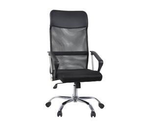 Stryka Net | Mesh - Poltrona Home Office Nero