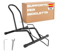 Stryser Supporto Bicicletta Cavalletto Porta Bici - Stabile Supporto Parcheggio MTB e Bici da Strada 20"-29,5" - Acciaio Resistente, Regolabile e Protettivo