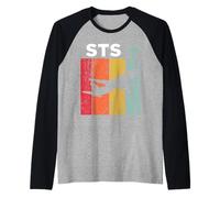 STS Aeroporto di Santa Rosa Maglia con Maniche Raglan