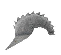 STSFXIF Cappello Strega Costume Cappello Strega Cappello Cosplay Cappello Halloween Cappello in Poliestere Strutturato con Profilo Curvo E Pannelli Cuciti