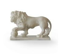 STSFXIF Statua di Leone da Interno Decorazione, Style to 1 | Effetto Giada, Elegante, Leone Decorativo, per Soggiorno