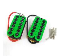 STSQ Humbucker Pickups Set - 4 Connerctor Double Coil Green Ceramic Magneti - 50# 52# Coppia per chitarra elettrica (include hardware)