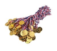 Sttejlbho 100 Pezzi Medaglie Vincitore in Plastica per Bambini Medaglie Premio Vincitore D' per Stile, Decorazioni per Feste e Premi