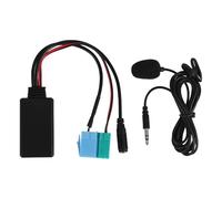 Sttejlbho Auto Bluetooth Musica Audio Microfono Vivavoce Adattatore ISO per Grande Punto Dopo il 2007 per