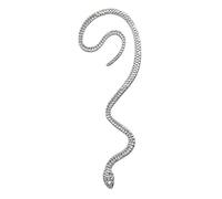 Sttiafay Argento Serpente Polsino Orecchio Cz Cobra Avvolgere Orecchini Clip Su Orecchio Non Forato Orecchini Ipoallergenici Personalità Orecchini Cingolati Gioielli Per Donne Ragazze Adolescenti