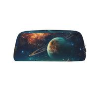 sttung Galaxy Moon Space Print Elegante Borsa di Immagazzinaggio di Trucco Multifunzionale Portatile di Viaggio Borsa, Argento, Taglia unica