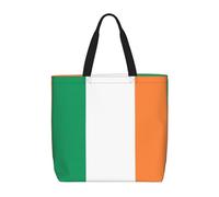 sttung Grande borsa da spiaggia da donna con stampa bandiera irlandese, borsa riutilizzabile per shopping, viaggi, palestra, uscite casual